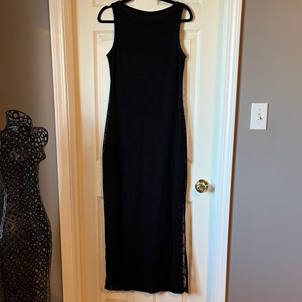 Stunning All That Jazz Black Sleeveless Maxi Dress
